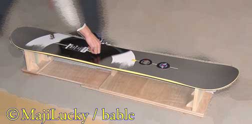 デッキ面を見て