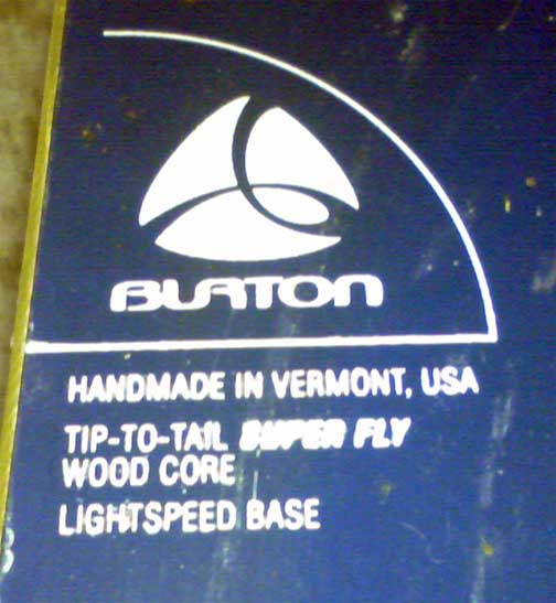 BURTON FLOATER