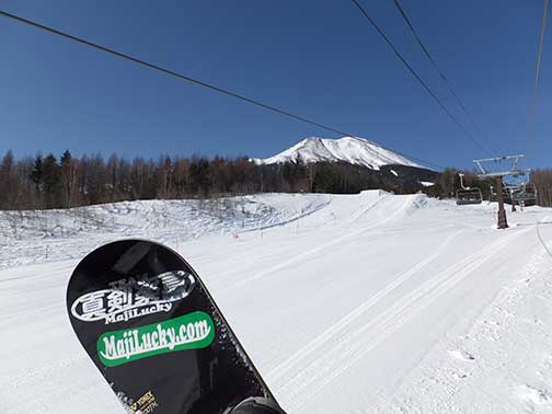 20140226 汗ばむ陽気の開田高原マイア