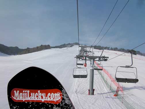 平成27年2月24日のモンデウス 勤務の都合で午前のみ滑走